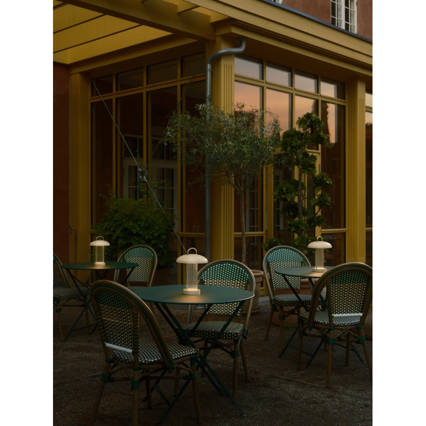 Nordlux - LED dæmpbar genopladelig berøringsbetjent bordlampe MIRANO LED/3W/3,7V beige