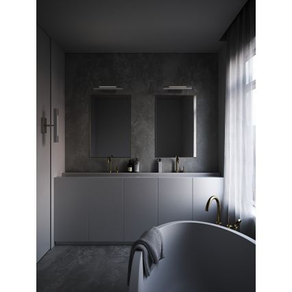 Nordlux - LED dæmpbart badeværelses spejlbelysning OTIS LED/14W/230V IP44 40 cm mat krom