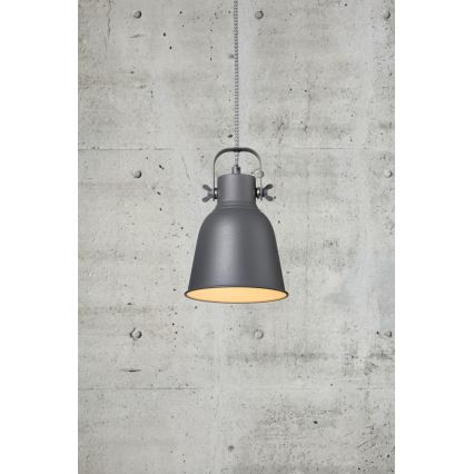 Nordlux - Pendel ADRIAN 1xE27/25W/230V diameter 16 cm antracit