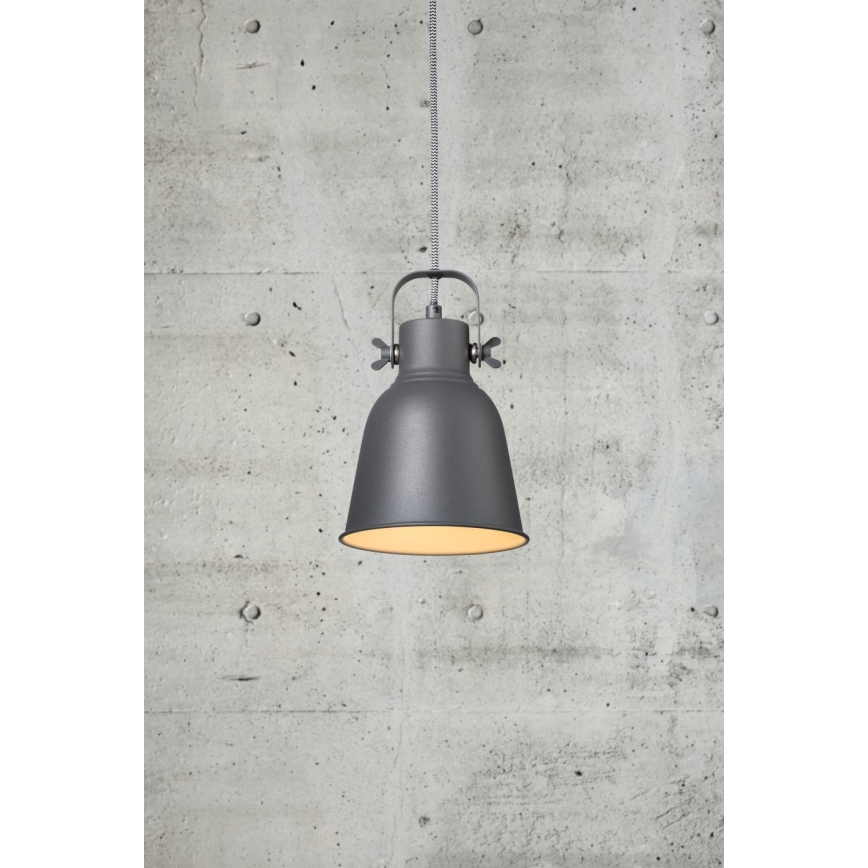 Nordlux - Pendel ADRIAN 1xE27/25W/230V diameter 16 cm antracit
