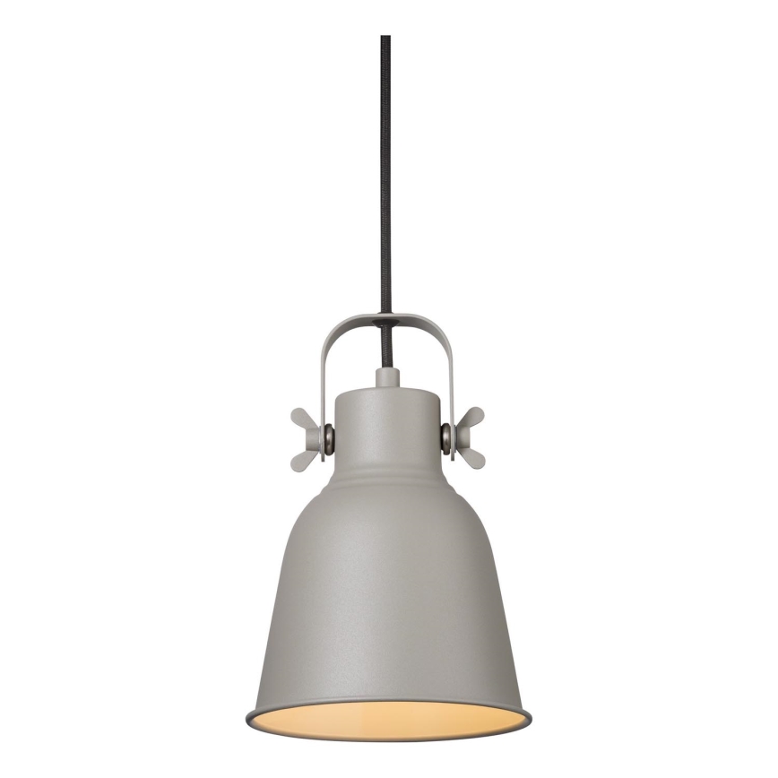 Nordlux - Pendel ADRIAN 1xE27/25W/230V diameter 16 cm grå