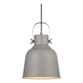 Nordlux - Pendel ADRIAN 1xE27/25W/230V diameter 25 cm grå