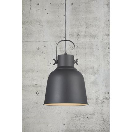 Nordlux - Pendel ADRIAN 1xE27/40W/230V diameter 25 cm antracit