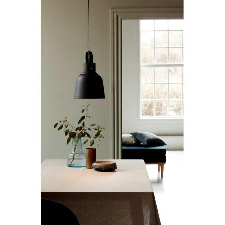 Nordlux - Pendel ADRIAN 1xE27/40W/230V diameter 25 cm antracit