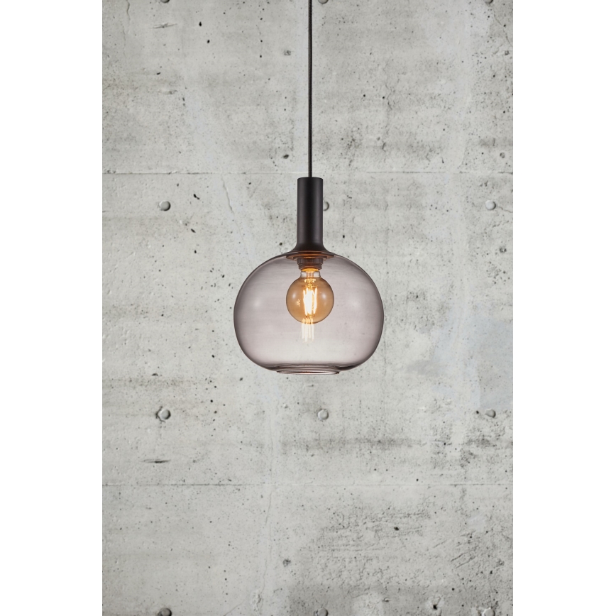 Nordlux - Pendel ALTON 1xE27/60W/230V sort