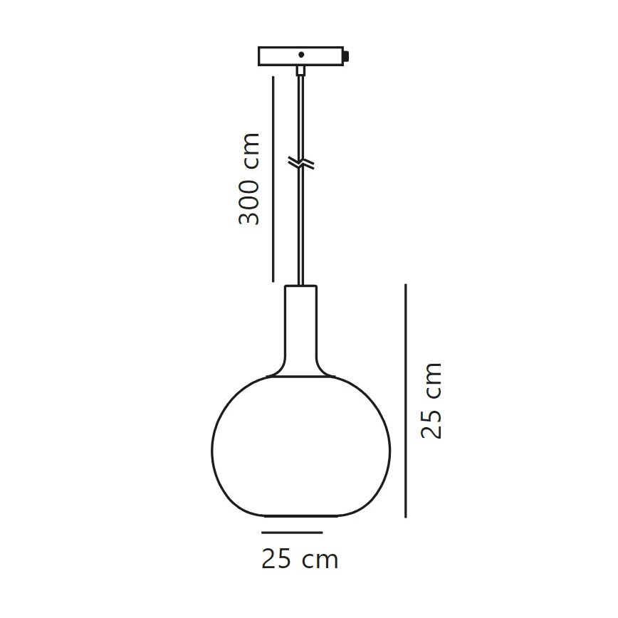 Nordlux - Pendel ALTON 1xE27/60W/230V sort