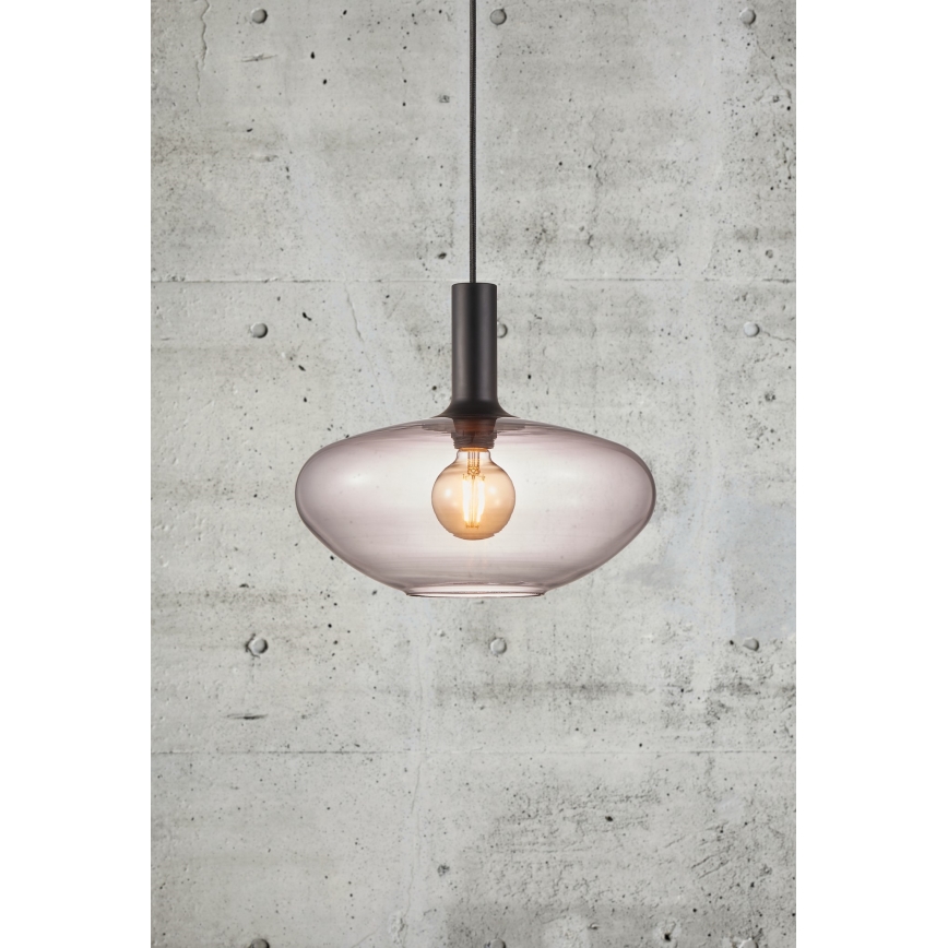 Nordlux - Pendel ALTON 1xE27/60W/230V sort