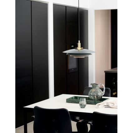 Nordlux - Pendel BRETAGNE 1xG9/25W/230V antracit