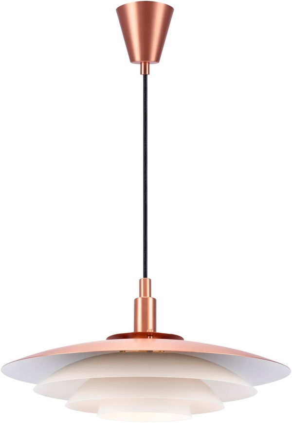 Nordlux - Pendel BRETAGNE 1xG9/25W/230V Rosenguld