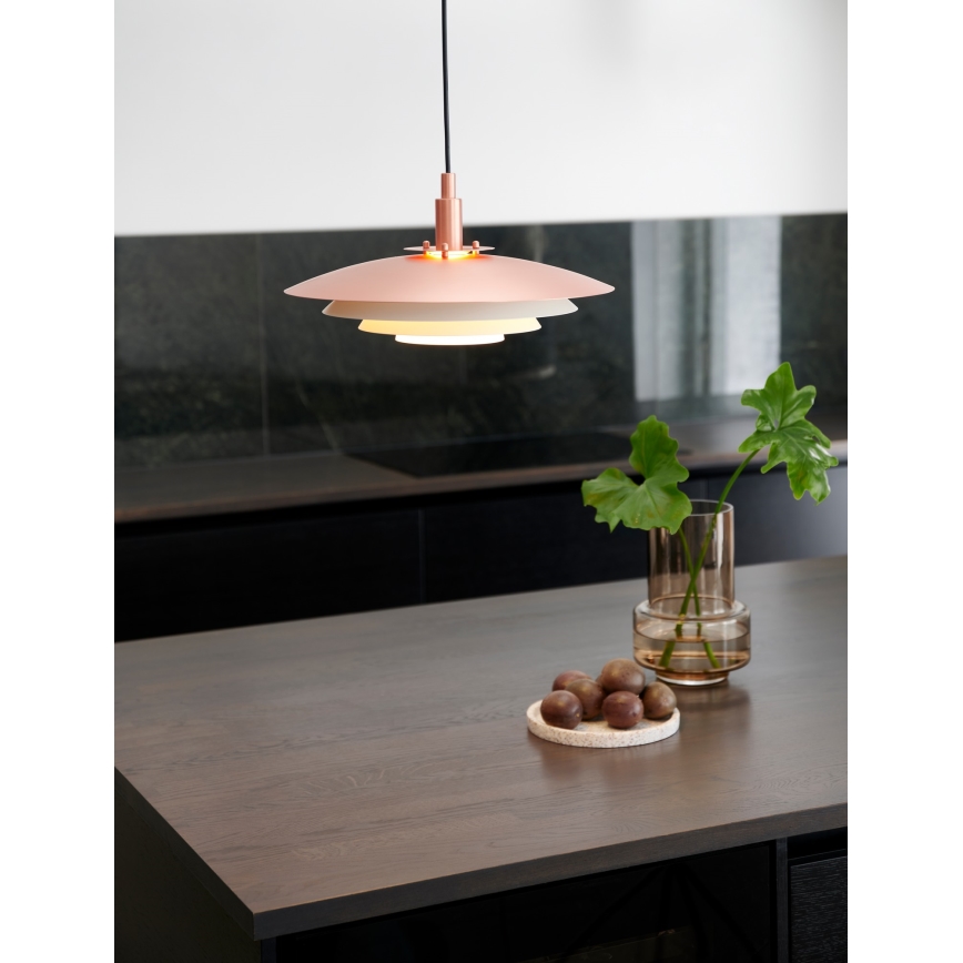 Nordlux - Pendel BRETAGNE 1xG9/25W/230V Rosenguld