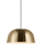 Nordlux - Pendel CERA 1xE27/60W/230V guldfarvet