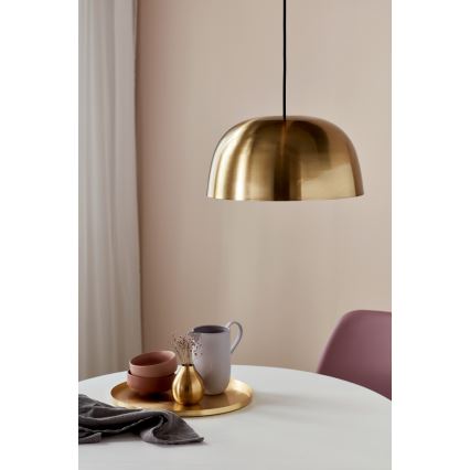 Nordlux - Pendel CERA 1xE27/60W/230V guldfarvet