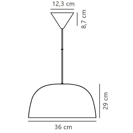 Nordlux - Pendel CERA 1xE27/60W/230V guldfarvet