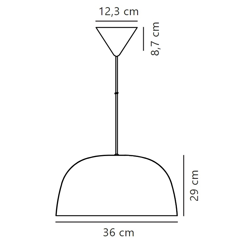 Nordlux - Pendel CERA 1xE27/60W/230V guldfarvet