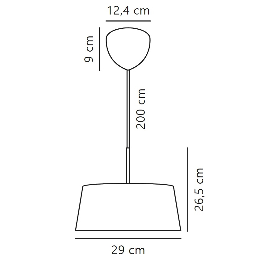 Nordlux - Pendel CLASI 3xE14/10W/230V diameter 29 cm