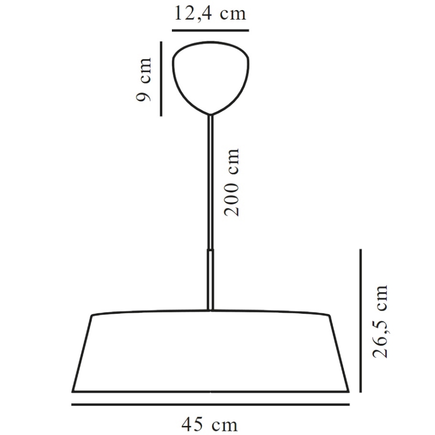 Nordlux - Pendel CLASI 3xE14/15W/230V diameter 45 cm