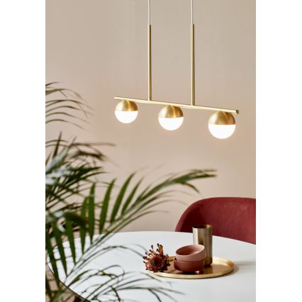 Nordlux - Pendel CONTINA 3xG9/5W/230V messing