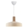 Nordlux - Pendel ELVAS 1xE27/60W/230V diameter 37,5 cm beige
