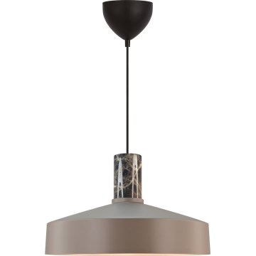 Nordlux - Pendel ELVAS 1xE27/60W/230V diameter 37,5 cm brun