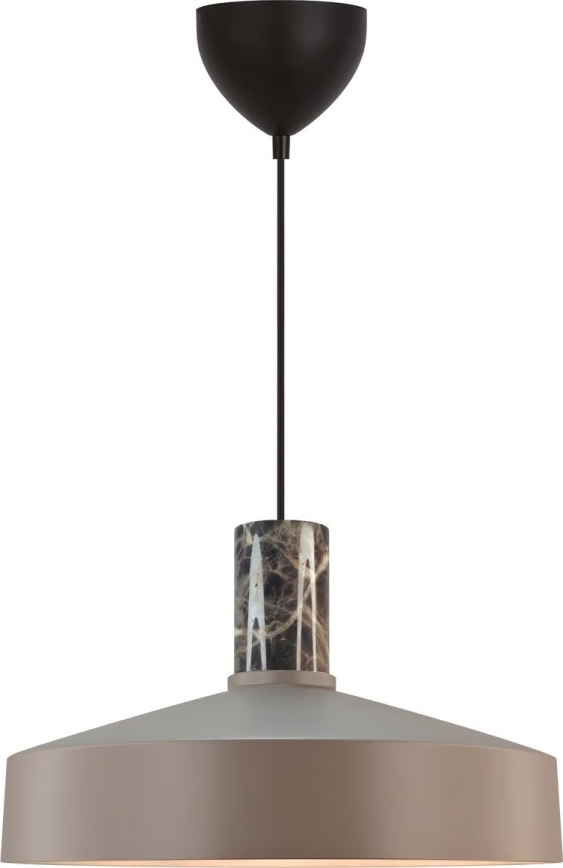 Nordlux - Pendel ELVAS 1xE27/60W/230V diameter 37,5 cm brun