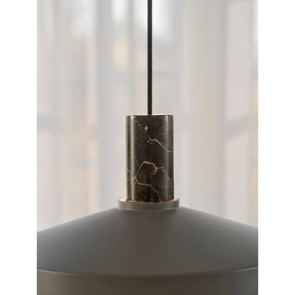 Nordlux - Pendel ELVAS 1xE27/60W/230V diameter 37,5 cm brun