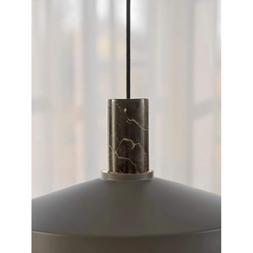 Nordlux - Pendel ELVAS 1xE27/60W/230V diameter 37,5 cm brun