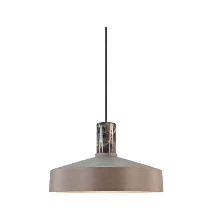 Nordlux - Pendel ELVAS 1xE27/60W/230V diameter 37,5 cm brun