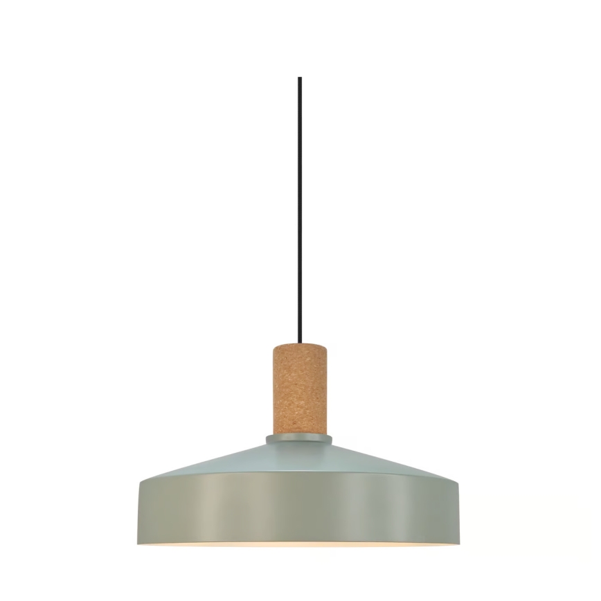 Nordlux - Pendel ELVAS 1xE27/60W/230V diameter 37,5 cm grøn