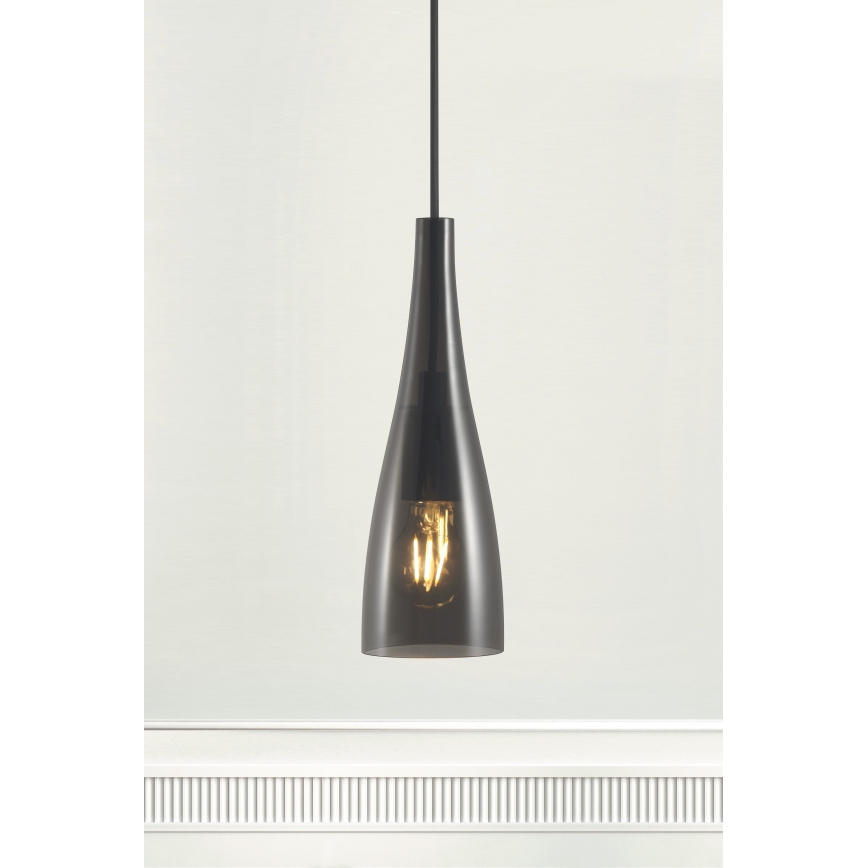 Nordlux - Pendel EMBLA 1xE27/40W/230V sort