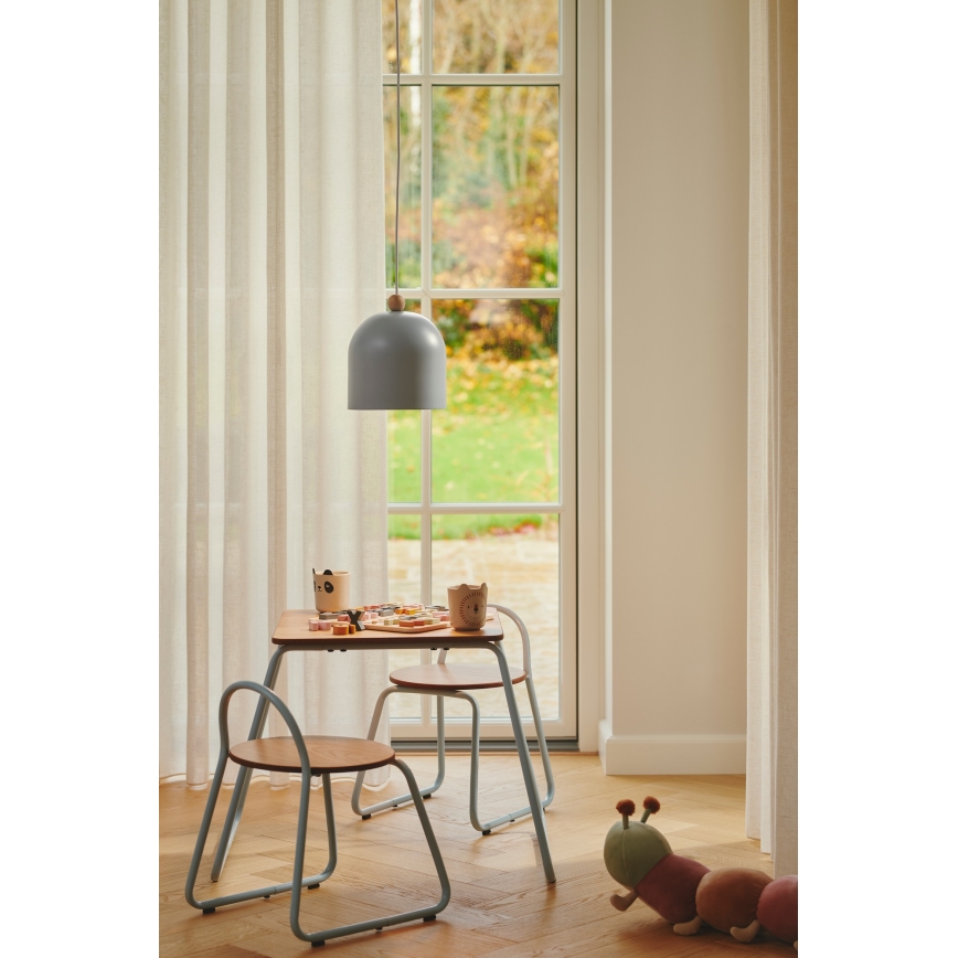 Nordlux - Pendel GASTON 1xE27/40W/230V blå/hvid