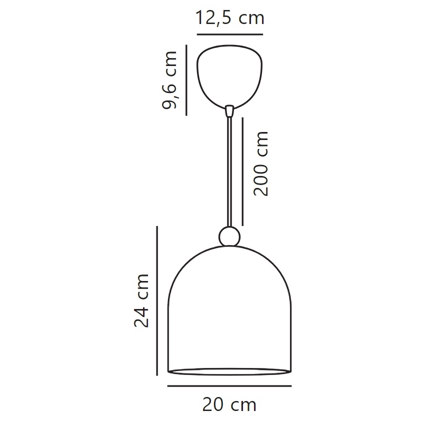 Nordlux - Pendel GASTON 1xE27/40W/230V lyserød/hvid