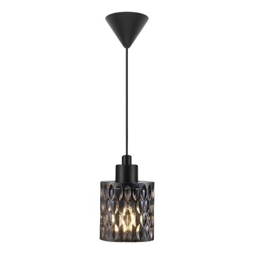 Nordlux - Pendel HOLLYWOOD 1xE27/60W/230V røget