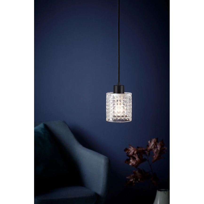 Nordlux - Pendel HOLLYWOOD 1xE27/60W/230V transparent