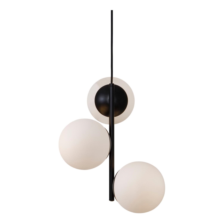 Nordlux - Pendel LILLY 3xE14/40W/230V sort