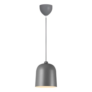 Nordlux - Pendel med kabel ANGLE 1xE27/25W/230V grå