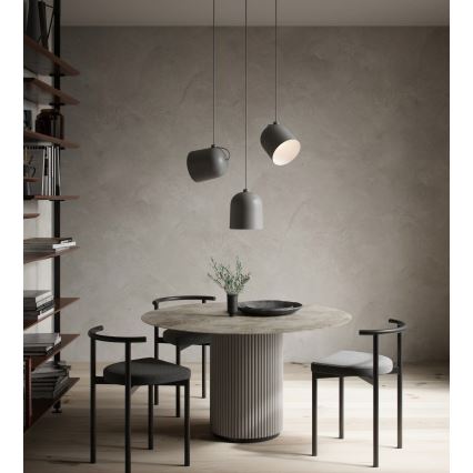 Nordlux - Pendel med kabel ANGLE 1xE27/25W/230V grå