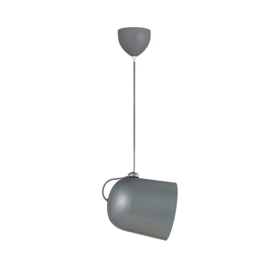 Nordlux - Pendel med kabel ANGLE 1xE27/25W/230V grå