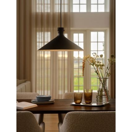 Nordlux - Pendel med kabel DORINA 1xE27/60W/230V, sort