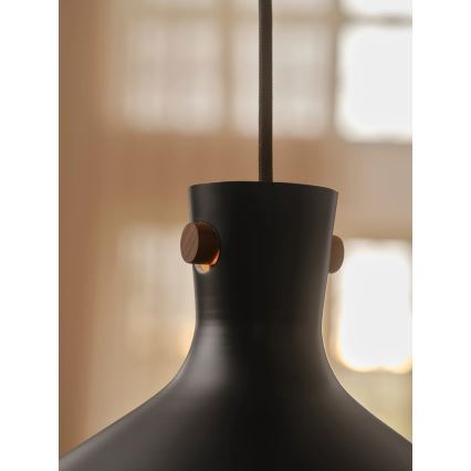 Nordlux - Pendel med kabel DORINA 1xE27/60W/230V, sort
