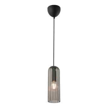 Nordlux - Pendel med kabel MIELLA 1xE27/25W/230V røgfarvet