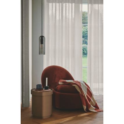 Nordlux - Pendel med kabel MIELLA 1xE27/25W/230V røgfarvet