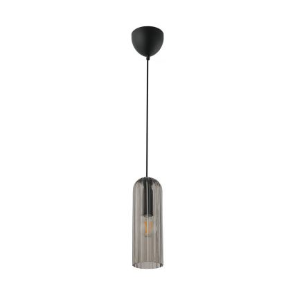 Nordlux - Pendel med kabel MIELLA 1xE27/25W/230V røgfarvet