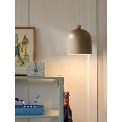 Nordlux - Pendel med ledning GASTON 1xE27/40W/230V beige