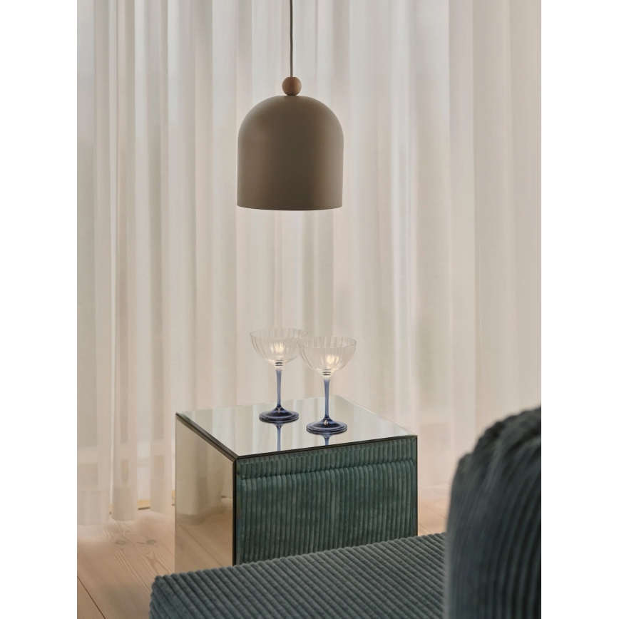 Nordlux - Pendel med ledning GASTON 1xE27/40W/230V beige