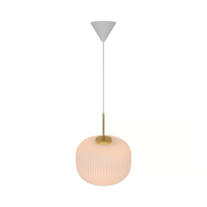 Nordlux - Pendel MILFORD 1xE27/40W/230V diameter 30 cm hvid