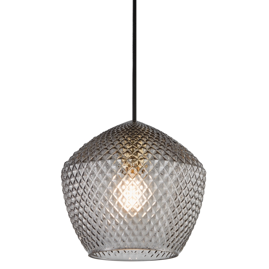 Nordlux - Pendel ORBIFORM 1xE27/40W/230V sort/grå