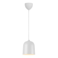Nordlux - Pendel på kabel ANGLE 1xE27/25W/230V hvid