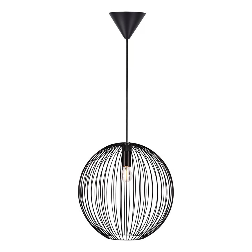 Nordlux - Pendel på kabel BERONI 1xE27/60W/230V sort