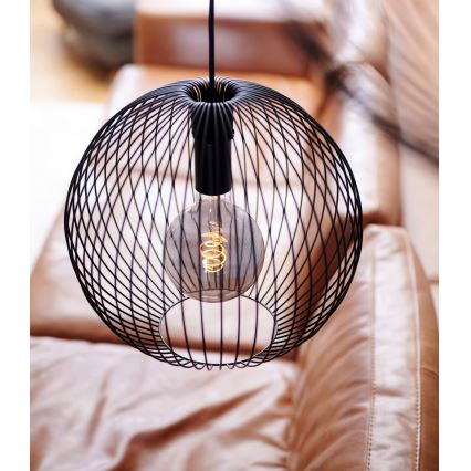 Nordlux - Pendel på kabel BERONI 1xE27/60W/230V sort