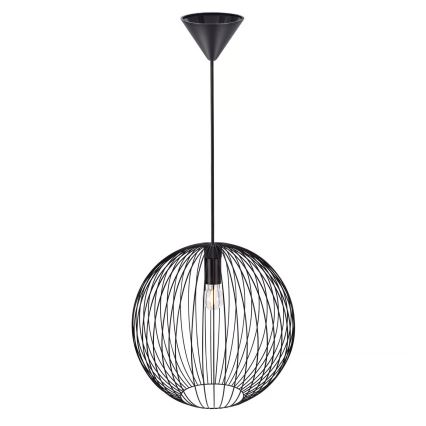 Nordlux - Pendel på kabel BERONI 1xE27/60W/230V sort